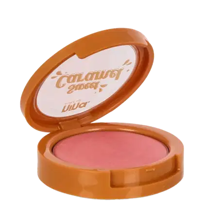 Blush Cremoso Nina Makeup Sweet Caramel Peach, 5g.