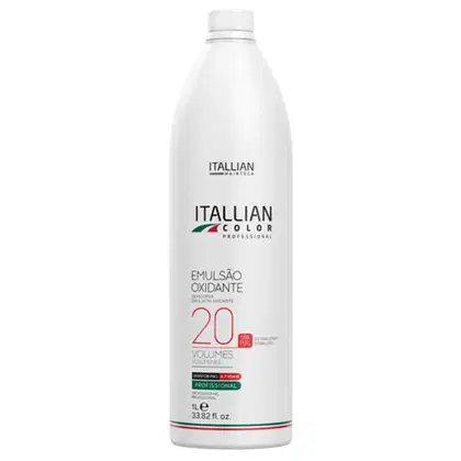 Imagem do produto Itallian Hairtech Color Professional - Emulsão Oxidante Estabilizada 20 Volumes 1L