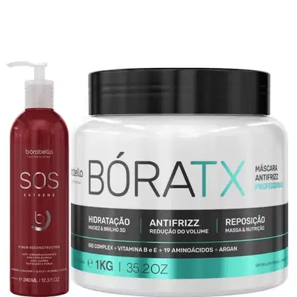 Borabella Máscara Bóratx 1kg + SOS Extreme 240ml