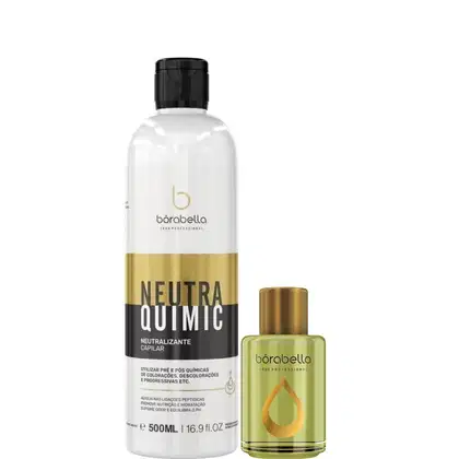 Neutralizante Borabella NeutraQuimic Regula pH 500ml + Óleo Capilar 7ml