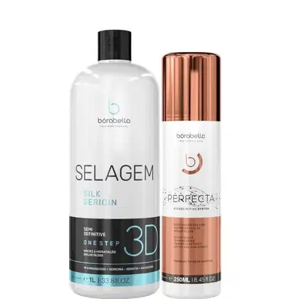 Selagem 3D Borabella 1 Litro + Perfecta Progressiva 250ml