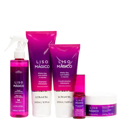 Imagem do produto Kit Lowell Liso Mágico Full (5 Produtos)