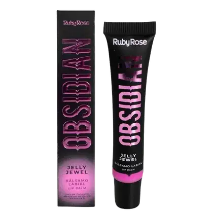 Imagem do produto Ruby Rose Obsidian Jelly Jewel Rhodonite - Bálsamo Labial 16g