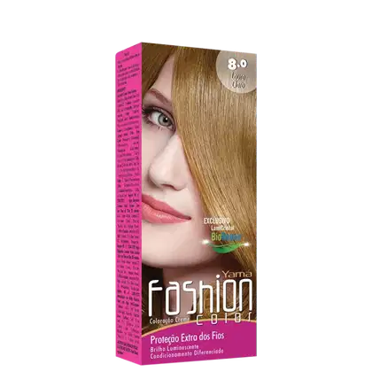 Imagem do produto Yamá Fashion Color 8.0 Louro Claro - Coloração em Creme 60g