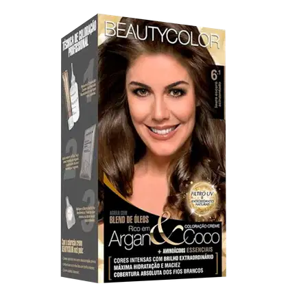 Imagem do produto BeautyColor 6.1 Louro Escuro Acinzentado - Coloração Permanente