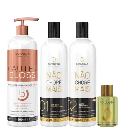 Imagem do produto Borabella Cauter 500ml + Kit Não Chore Mais 350ml + Argan 7ml