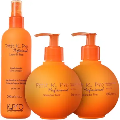 Imagem do produto Kit K.Pro Petit Shampoo Condicionador e Leave in Teen