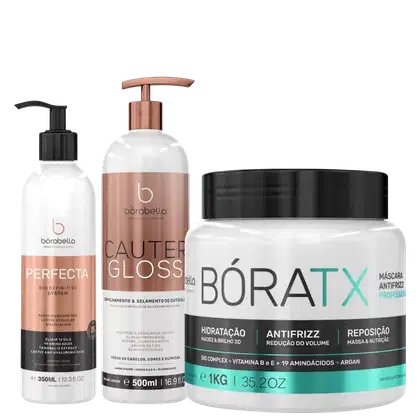 Imagem do produto Kit Borabella Cauter Gloss + Perfecta + Bóratx (3 Produtos)