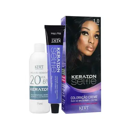 Imagem do produto Kit Keraton Selfie 1.0 Preto + Oxigenada (2 Produtos)