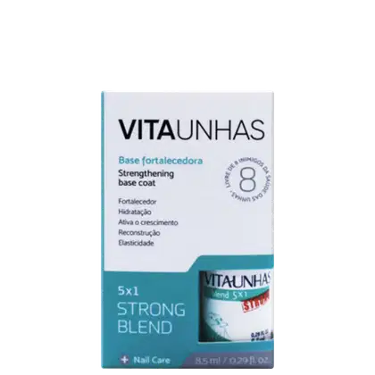 Imagem do produto VitaUnhas Strong Blend 5x1 - Base Fortalecedora de Unhas 8,5ml