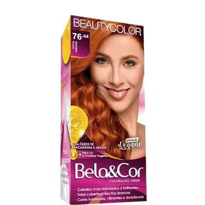 Imagem do produto BeautyColor Bela&Cor 76.44 Ruivo Natural - Coloração Permanente