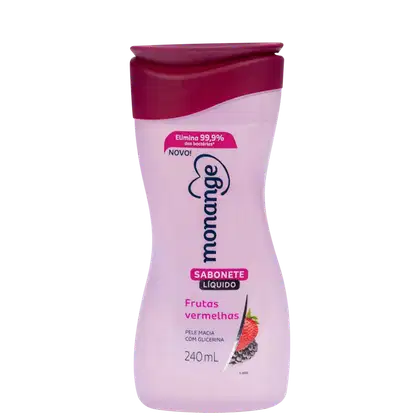 Imagem do produto SABONETE LIQUIDO MONANGE FRUTAS VERMELHAS 240ML