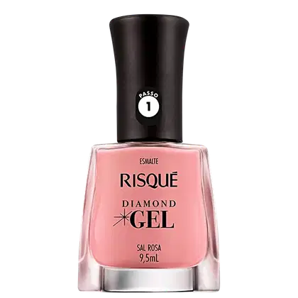 Imagem do produto Risqué Diamond Gel Sal Rosa - Esmalte Cremoso 9,5ml