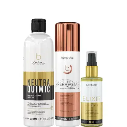 Imagem do produto Borabella NeutraQuimic 500ml + Perfecta 250ml + Elixir 60ml