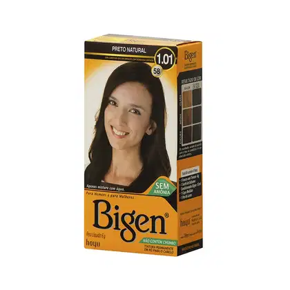 Imagem do produto BIGEN 1.01 Preto Natural -Tonalizante 6g