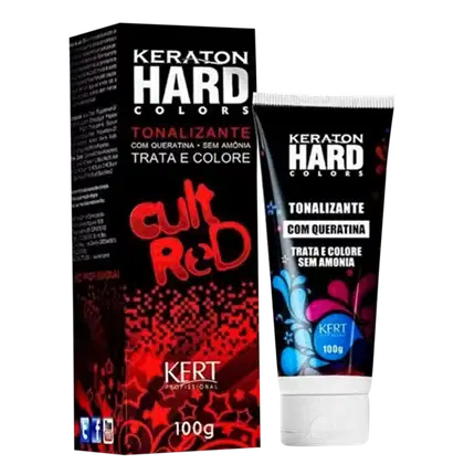 Imagem do produto Keraton Hard Colors Cult Red - Tonalizante 100g