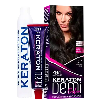 Imagem do produto Keraton Demi Color 4.0 Castanho Médio - Tonalizante 40g