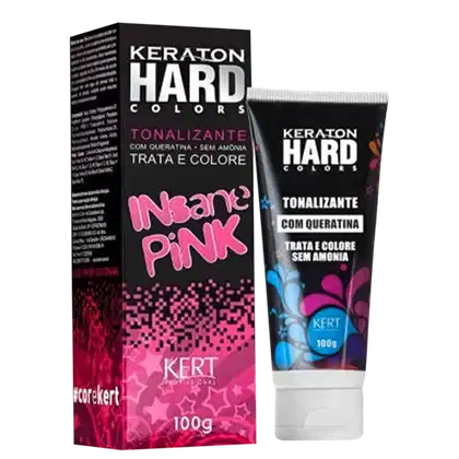 Imagem do produto Keraton Hard Colors Insane Pink - Tonalizante 100g