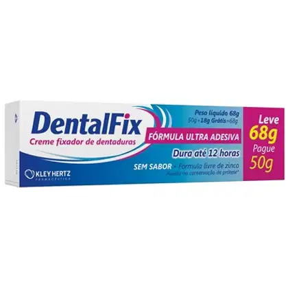 Imagem do produto DENTALFIX CREME FIXADOR SEM SABOR 68G