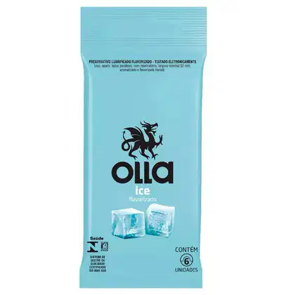 Imagem do produto PRESERVATIVO OLLA ICE 6 UNIDADES