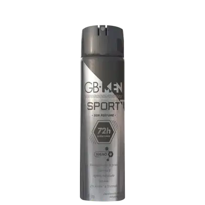 Imagem do produto Desodorante Aerosol GB Men Sport Sem Perfume 150ML
