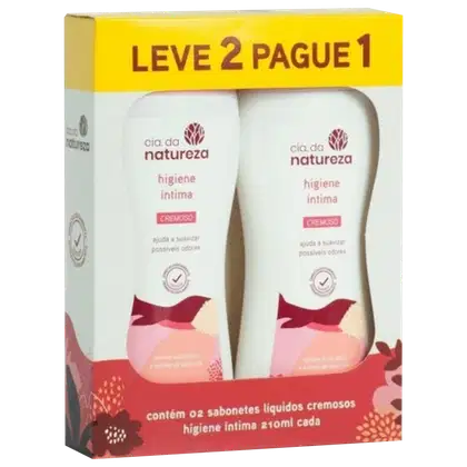 Imagem do produto Kit CIA DA NATUREZA Aloe Vera - Sabonete Íntimo 2x210ml