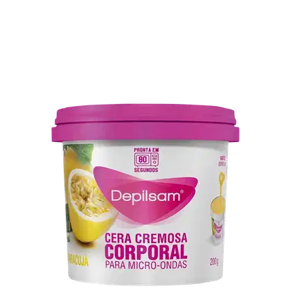 Imagem do produto Depilsam Maracujá - Cera Depilatória para Micro-Ondas 200g