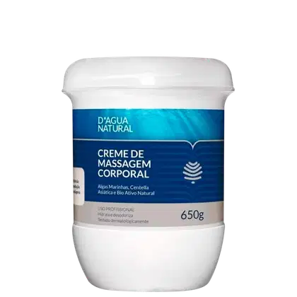 Imagem do produto D'agua Natural Algas Marinhas - Creme de Massagem 650g