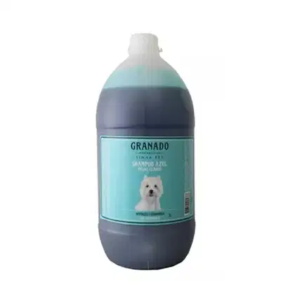 Imagem do produto Shampoo Pet Azul Pelos Claros Desembaraçador Granado 5L