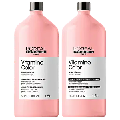 Imagem do produto Kit L'Oréal Professionnel Serie Expert Vitamino Color Resveratrol Salon Size (2 Produtos)
