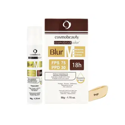 Imagem do produto Cosmobeauty Blur M FPS 75 PPD 30 Bege - Protetor Solar com Cor 50g
