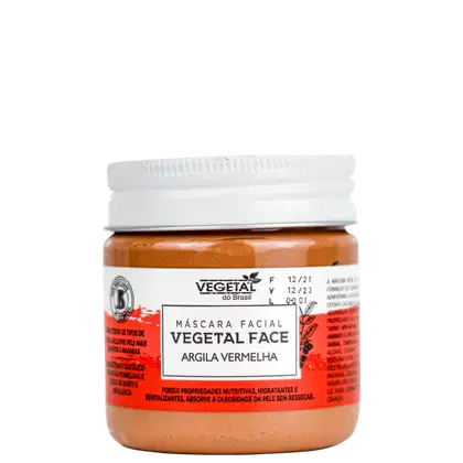 Imagem do produto Vegetal do Brasil Argila Vermelha - Máscara Facial 180g