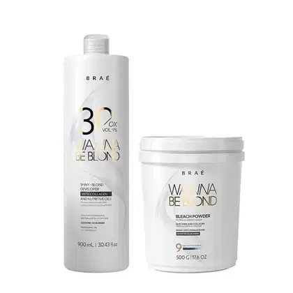Imagem do produto Kit Braé Wanna Be Blond Duplo 9% (2 Produtos)