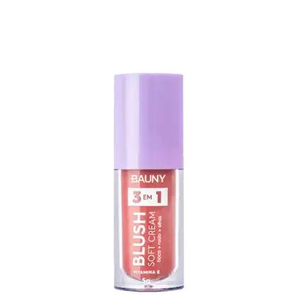 Imagem do produto Bauny Soft Cream - Blush Líquido Soft 3 Em 1 5g Sunny