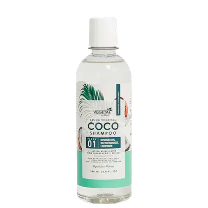 Imagem do produto Vegetal do Brasil Linha Vegetal Coco Passo 01 - Shampoo 380ml