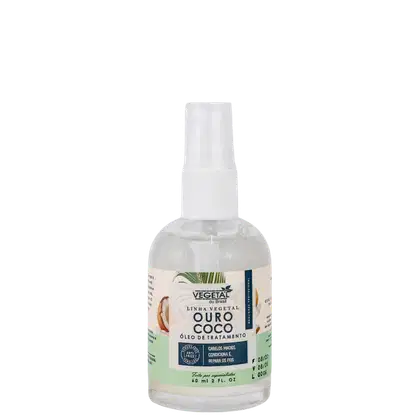Imagem do produto Vegetal do Brasil Linha Vegetal Ouro Coco - Óleo de Tratamento 60ml