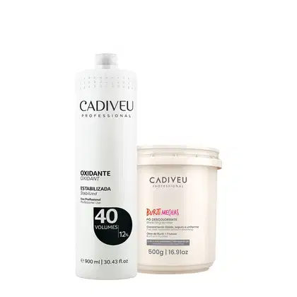 Imagem do produto Kit Cadiveu Oxidante 40 Volumes e Pó Descolorante  (2 produtos)