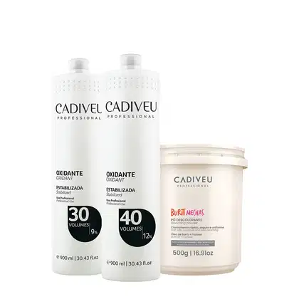 Imagem do produto Kit Cadiveu Professional Oxidante 30v 40v e Buriti Mechas (3 produtos)