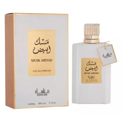 Perfume Unissex Musk Abiyad Manasik EDP, 100ml.