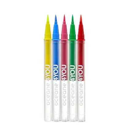 Imagem do produto Kit Océane 4you Neon Yellow Blue Pink Green Orange - Caneta Delineadora (5 produtos)