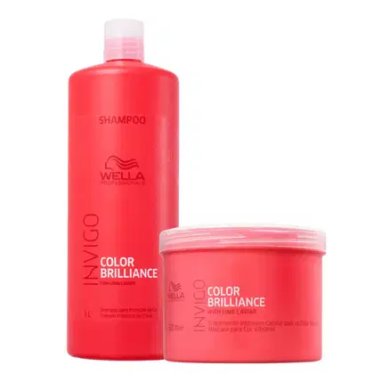 Imagem do produto Kit Wella Professionals Invigo Color Brilliance Duo Care Salon (2 Produtos)