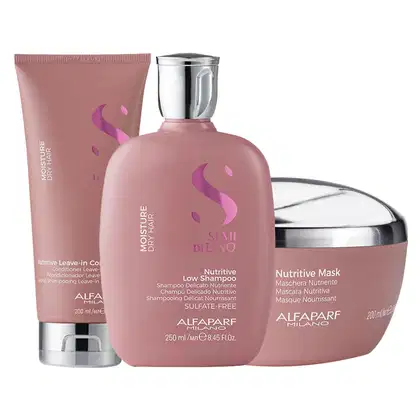 Imagem do produto Kit Alfaparf Semi Di Lino Moisture Nutritive Intense Trio (3 Produtos)