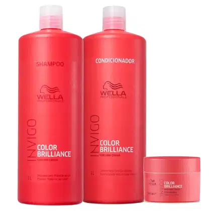 Imagem do produto Kit Wella Professionals Invigo Color Brilliance Salon Care Essential (3 Produtos)