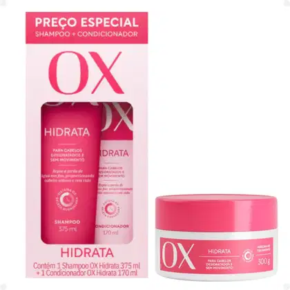 Imagem do produto Kit OX Cosméticos OX Hidrata (3 Produtos)