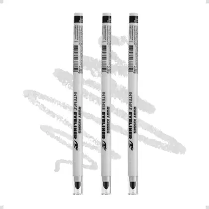 Imagem do produto Kit Lápis Retrátil de Olhos Ruby Kisses Intense Eyeliner Egg Shells Com 3 RAE06BR