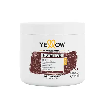 Máscara Capilar Yellow Nutritive Argan & Coconut, 500ml.