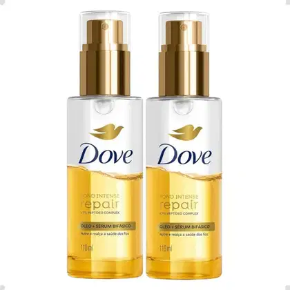 Imagem do produto Kit Óleo Capilar Sérum Bisáfico Dove Bond Intense Repair 110ml Com 2