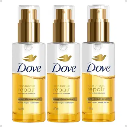 Imagem do produto Kit Óleo Capilar Sérum Bisáfico Dove Bond Intense Repair 110ml Com 3