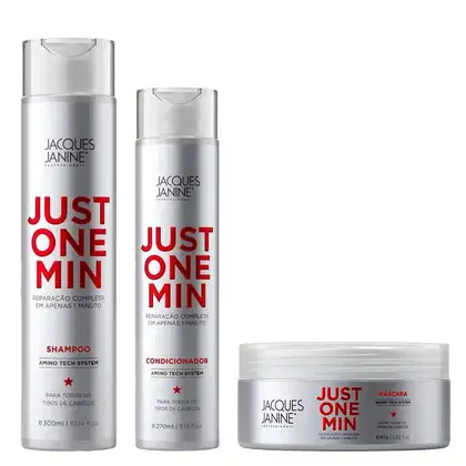 Imagem do produto Shampoo Máscara Condicionador Jacques Janine Just One Minute