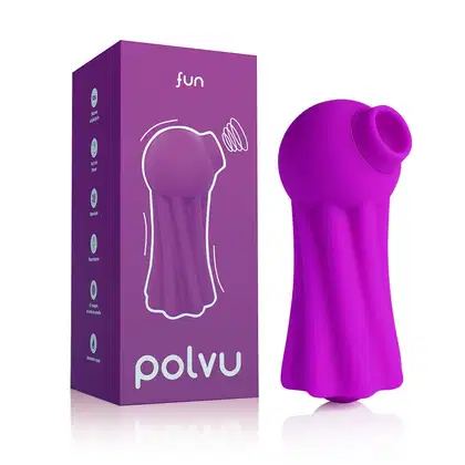 Estimulador de Clitóris Recarregável Fun Polvu com formato divertido de um polvo